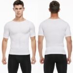 ⁦مشد رجالي نصف كم أبيض⁩ - الصورة ⁦6⁩