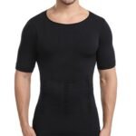 مشد رجالي نصف كم أسود