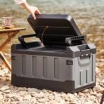 ⁦صندوق تخزين قابل للطي مع كرسي مدمج⁩ - الصورة ⁦2⁩