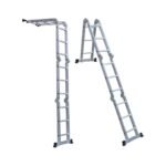 ⁦سلم ألومنيوم قابل للطي متعدد الاستخدامات⁩ - الصورة ⁦2⁩