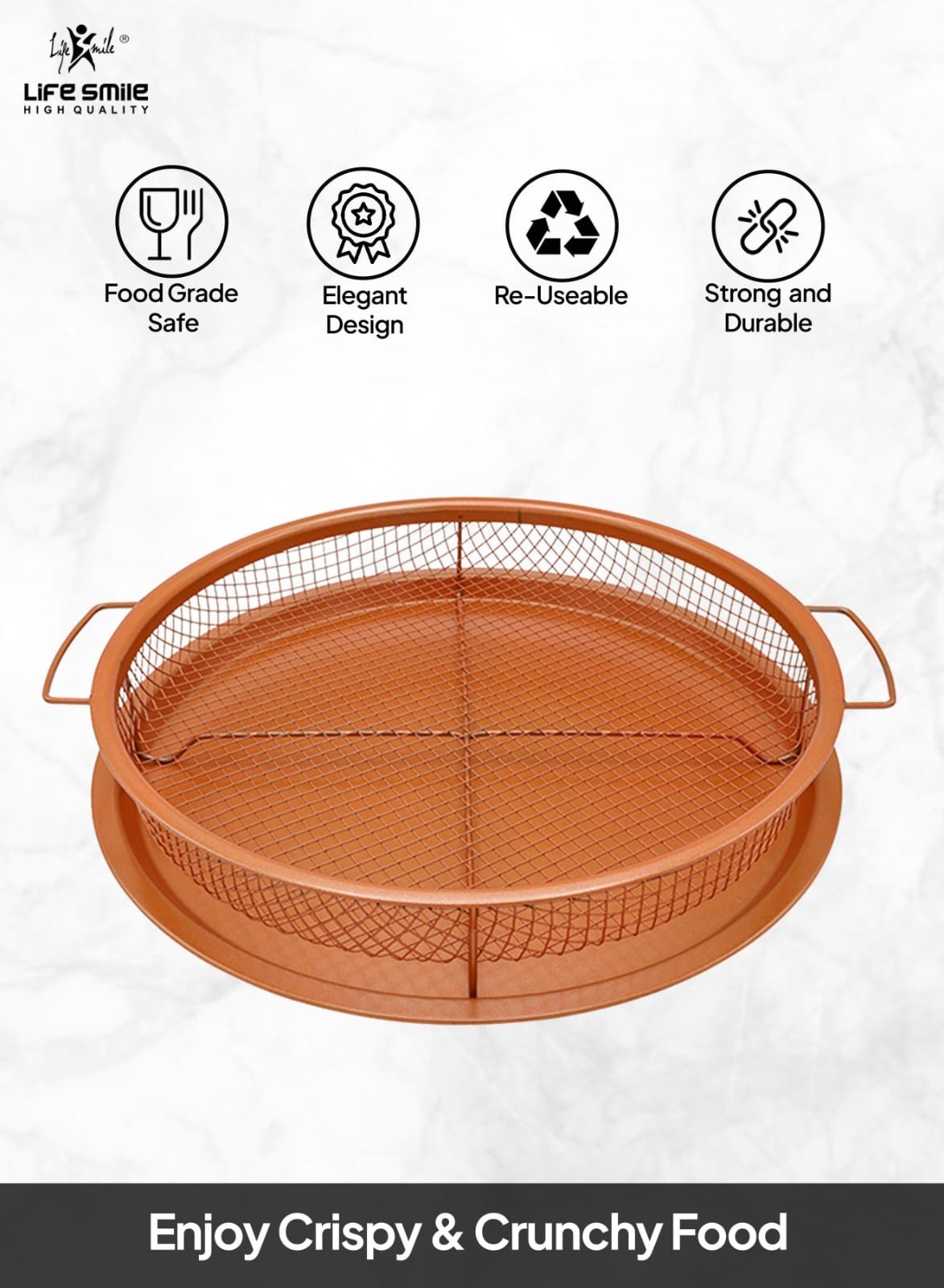 Picture43 طقم سلة وصينية للتحمير والقلي - الصورة 1