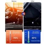 ⁦مظلة قابلة للطي للسيارة لمقاومة أشعة الشمس المباشرة⁩ - الصورة ⁦5⁩